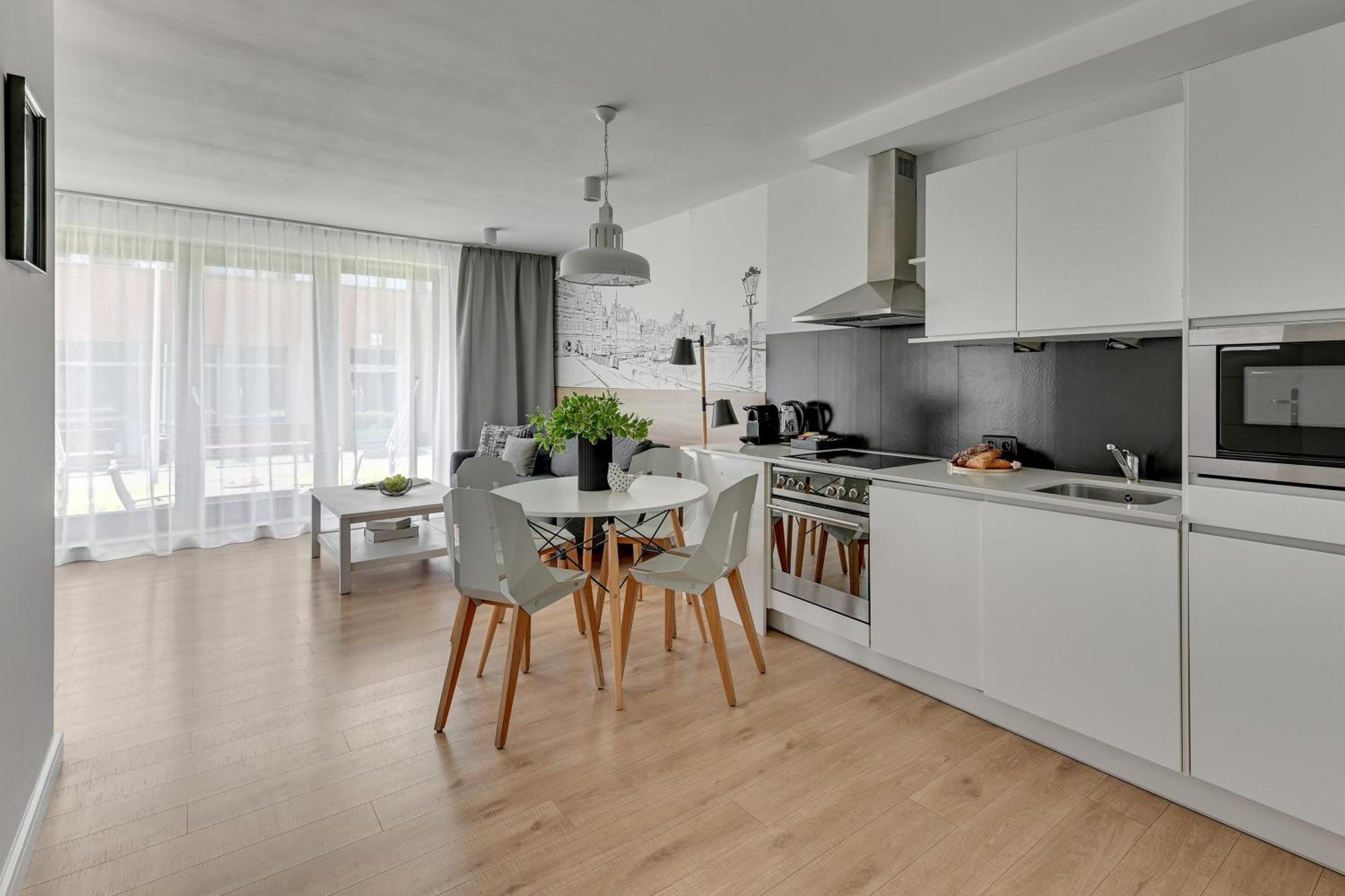 Waterlane Riverside - Spa, Pool, Gym & Parking By Downtown Apartments Gdańsk Quarto foto
