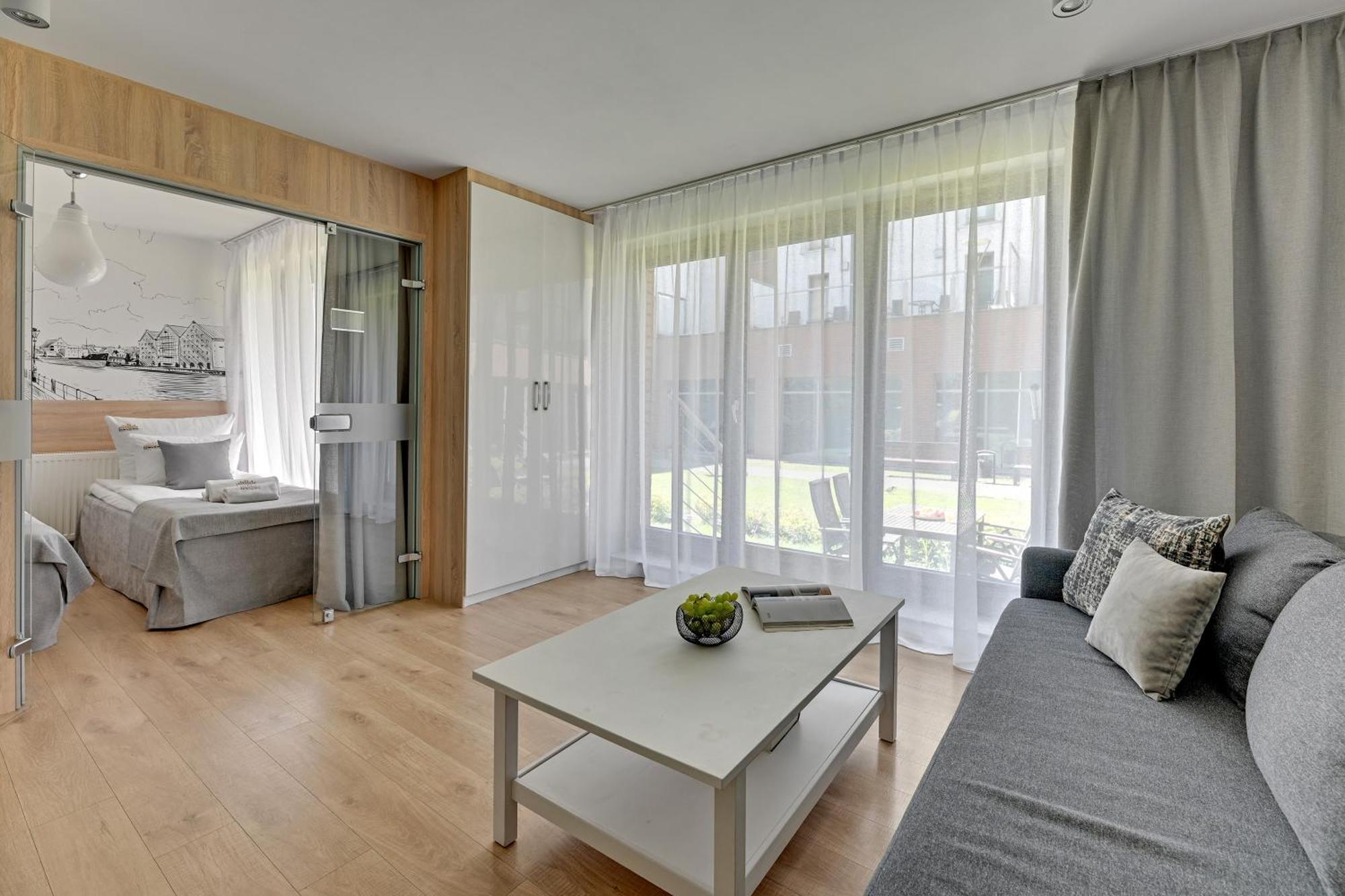 Waterlane Riverside - Spa, Pool, Gym & Parking By Downtown Apartments Gdańsk Exterior foto