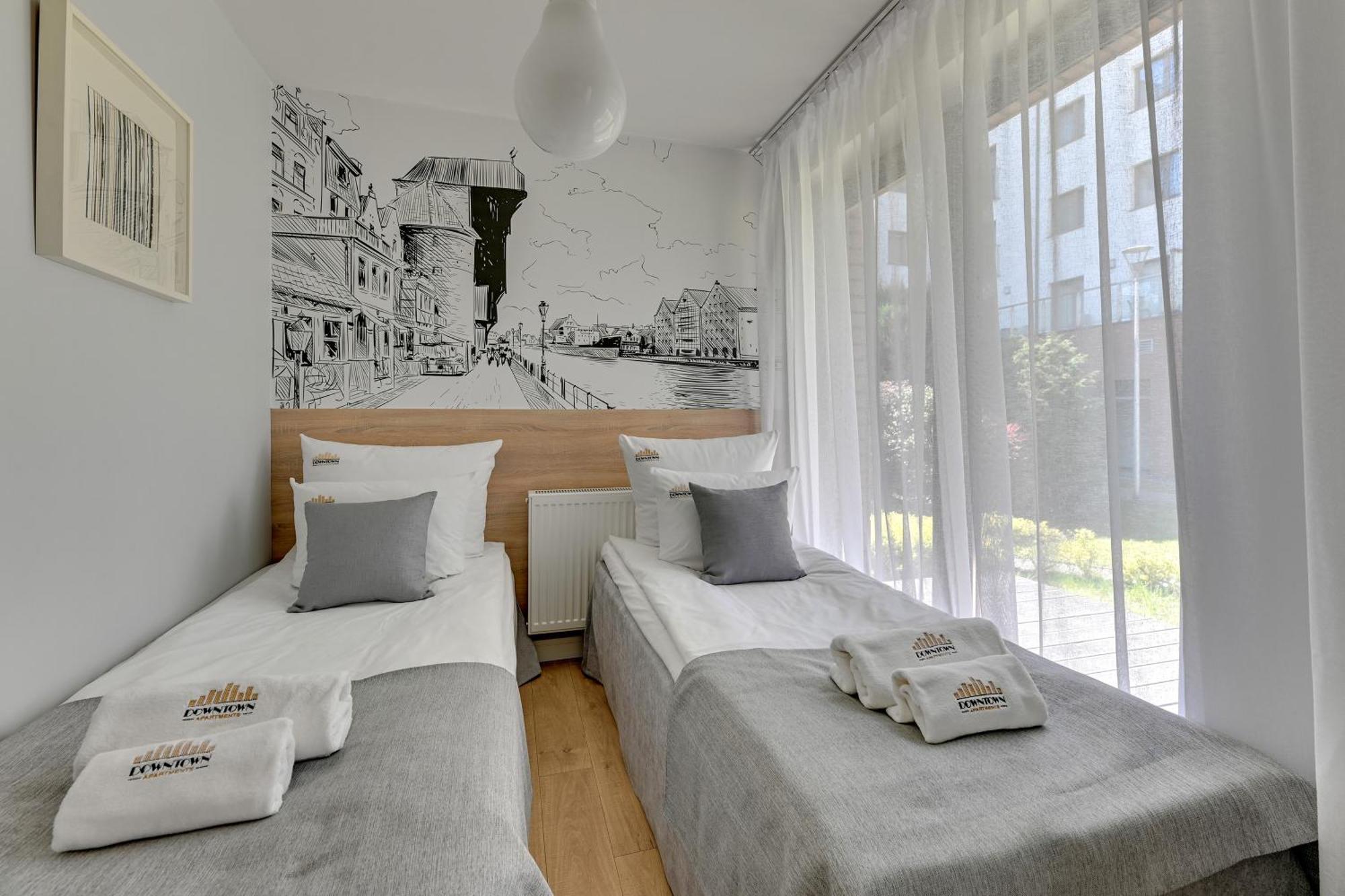 Waterlane Riverside - Spa, Pool, Gym & Parking By Downtown Apartments Gdańsk Quarto foto